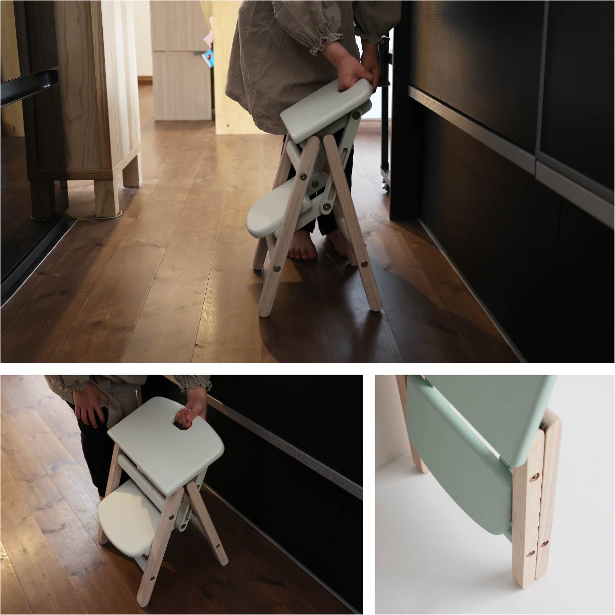 ステップ台・踏み台 Kids Folding Step -carrie- ステップ台 踏み台