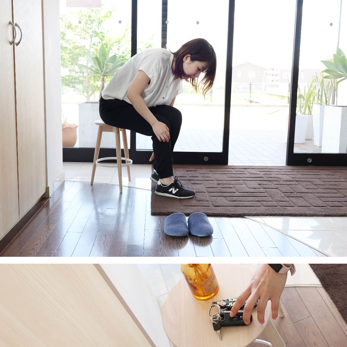 スツール Low Stool -lim- オットマン 腰掛け