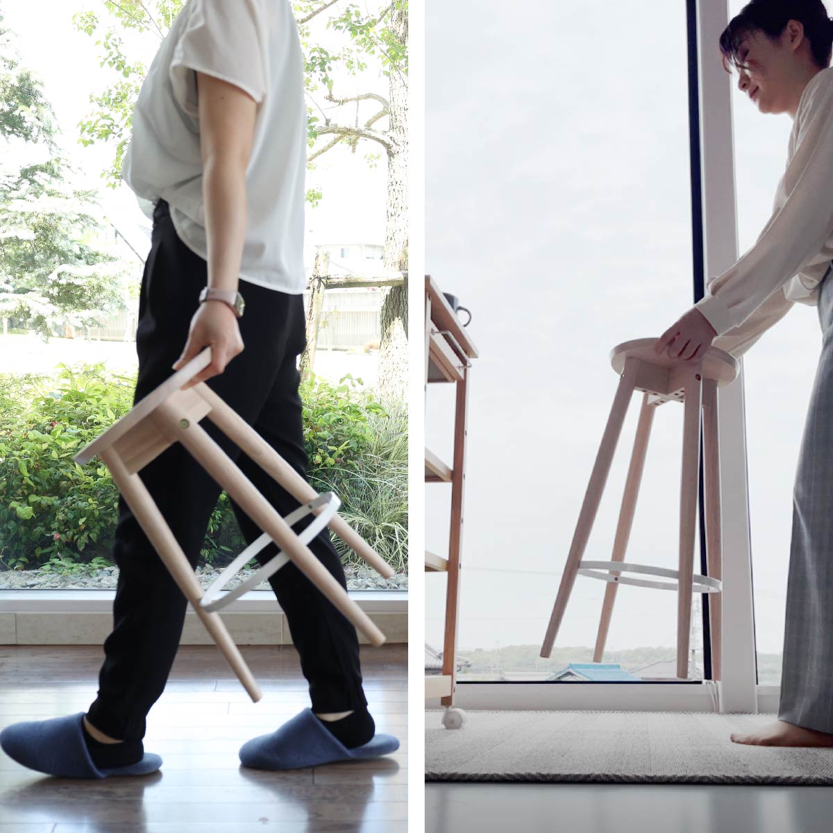 スツール High Stool -lim- オットマン 腰掛け