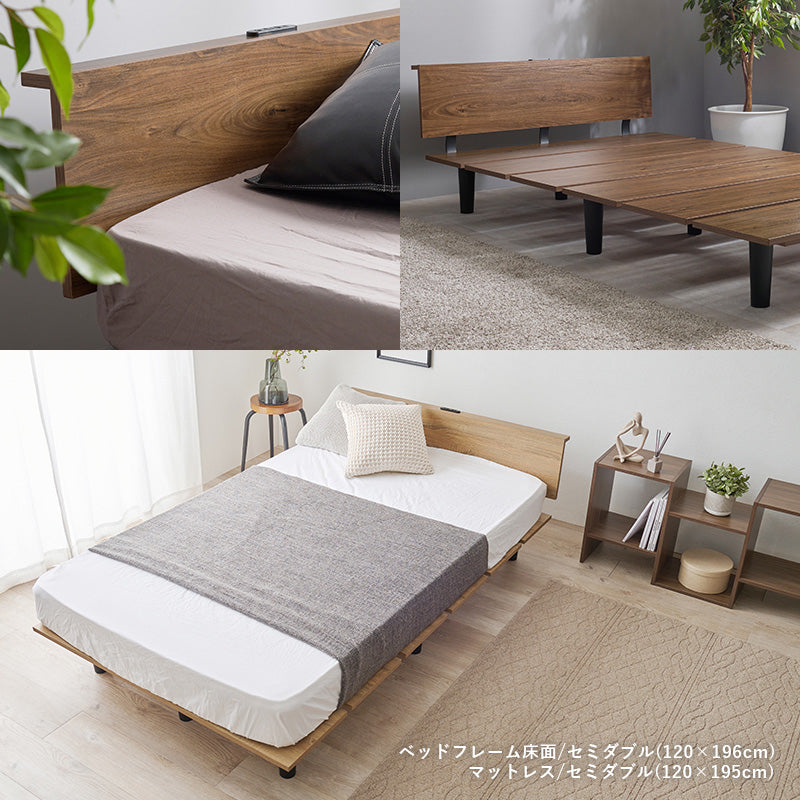 マットレス マットレス付セミダブルベッド KB-3064SD-3301