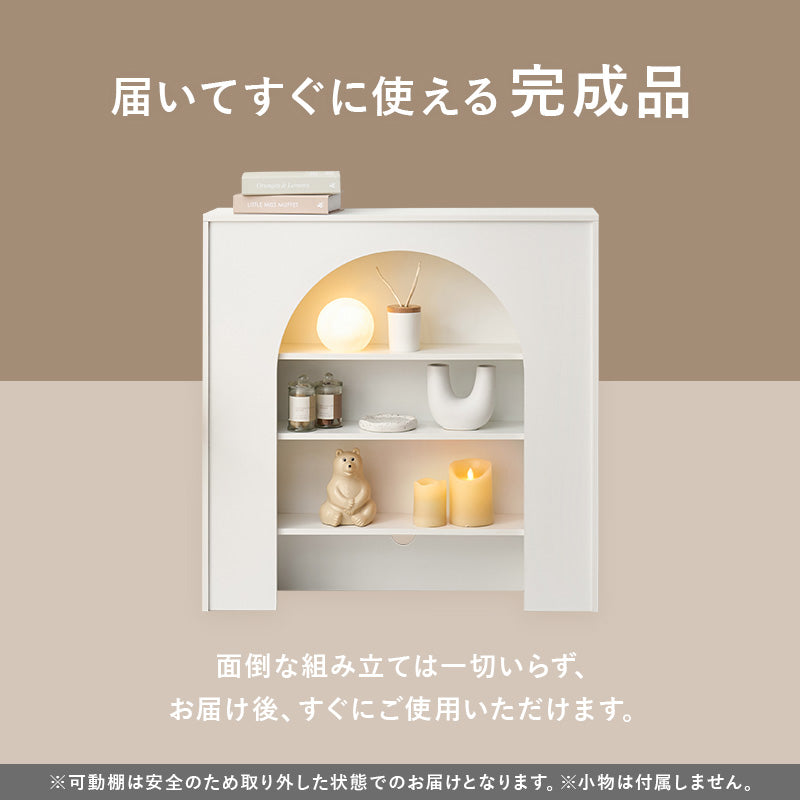 日用品・雑貨 マントルピース MCC-6899 (約)幅80×奥行20×高さ80cm
