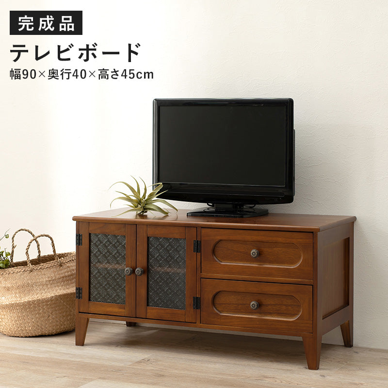 テレビ台 レトロシリーズ TV台 MTV-5188BR (約)幅90×奥行40×高さ45cm