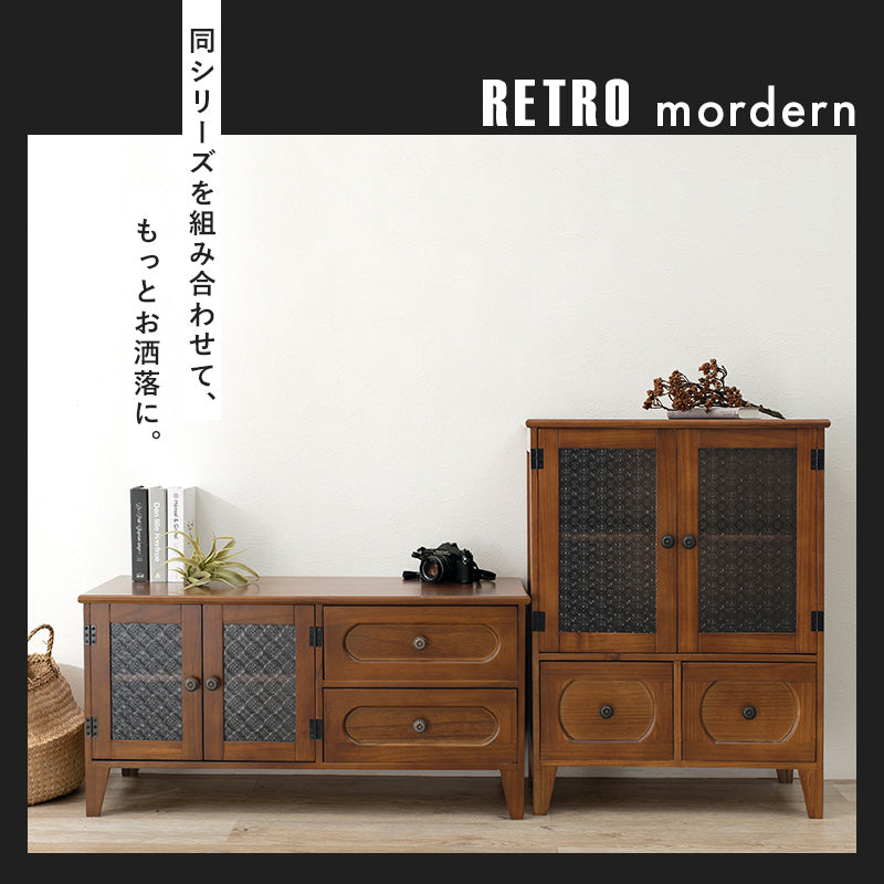 テレビ台 レトロシリーズ TV台 MTV-5188BR (約)幅90×奥行40×高さ45cm