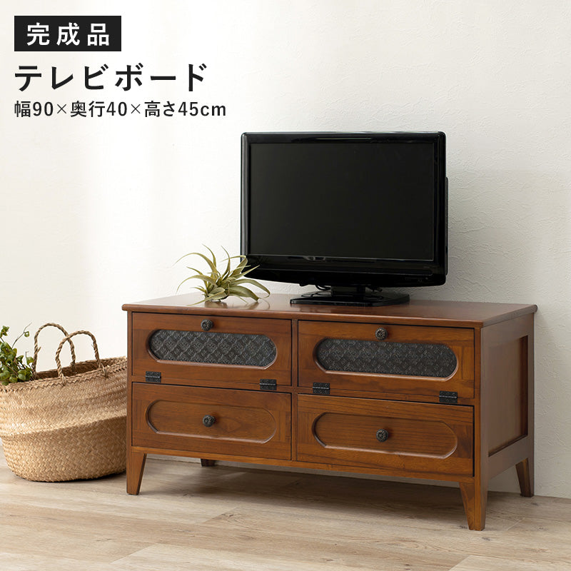 テレビ台 レトロシリーズ TV台 MTV-5189BR (約)幅90×奥行40×高さ45cm
