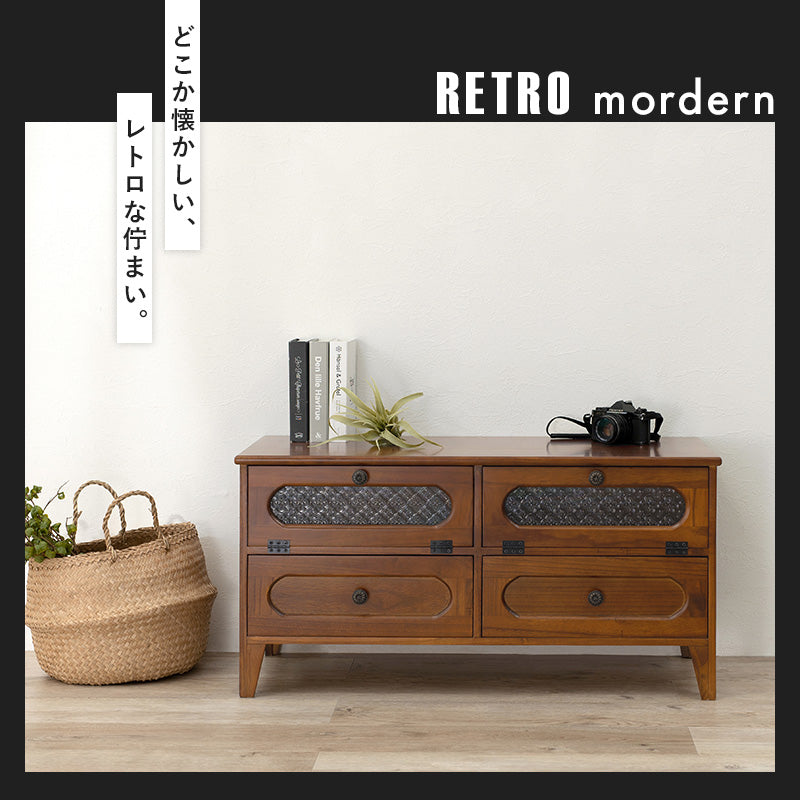 テレビ台 レトロシリーズ TV台 MTV-5189BR (約)幅90×奥行40×高さ45cm