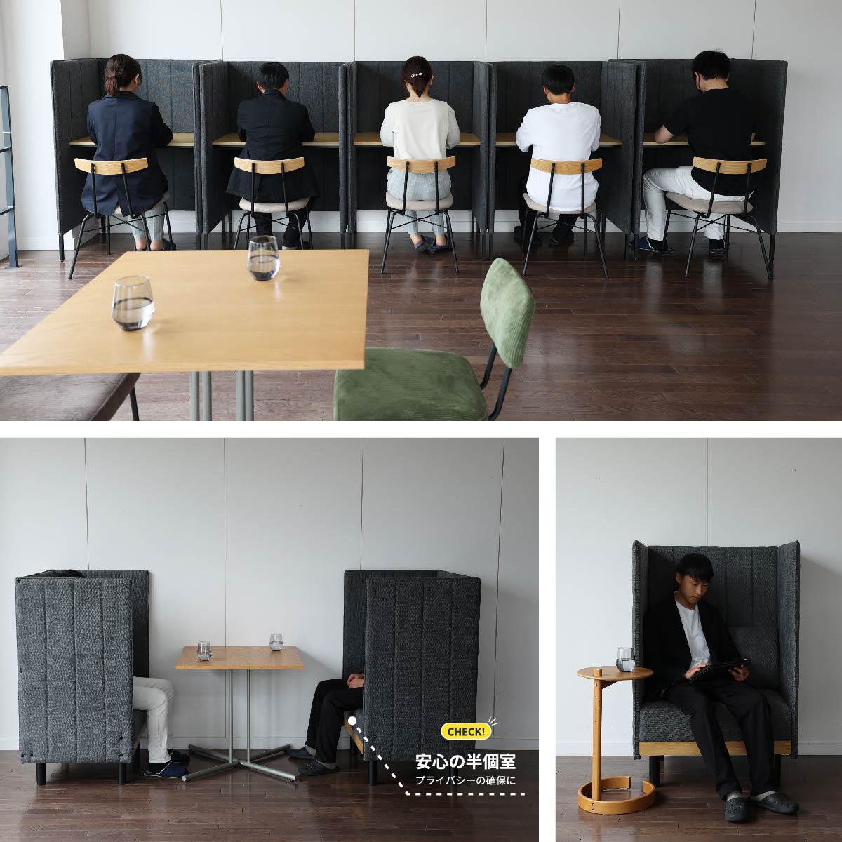 デスク Booth Desk ワークデスク パソコンデスク 学習机 勉強机 平机