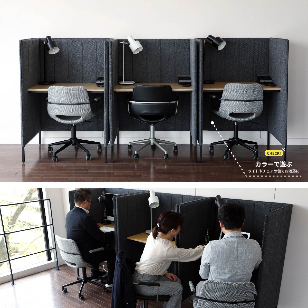 デスク Booth Desk ワークデスク パソコンデスク 学習机 勉強机 平机