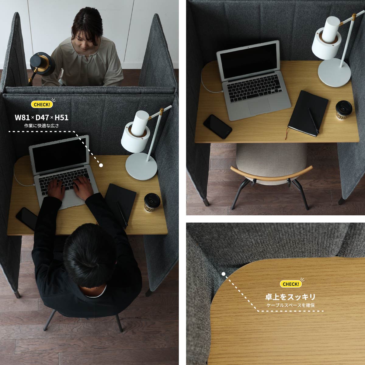 デスク Booth Desk ワークデスク パソコンデスク 学習机 勉強机 平机