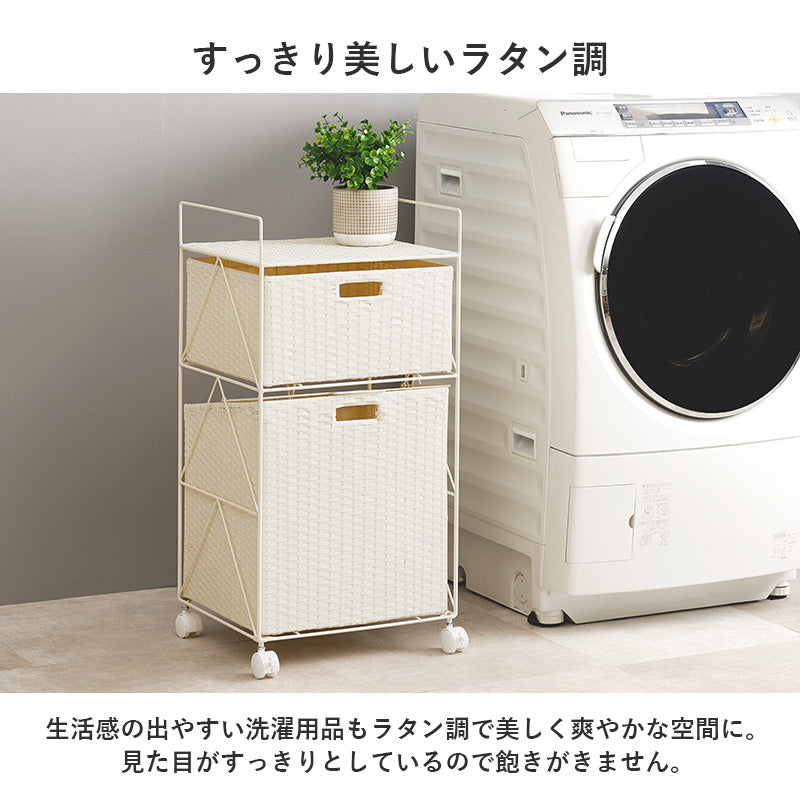 日用品・雑貨 ランドリー RAN-2457 (約)幅40×奥行35×高さ80cm 全3色