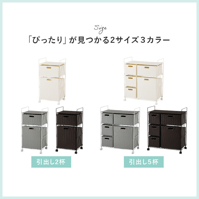 日用品・雑貨 ランドリー RAN-2457 (約)幅40×奥行35×高さ80cm 全3色