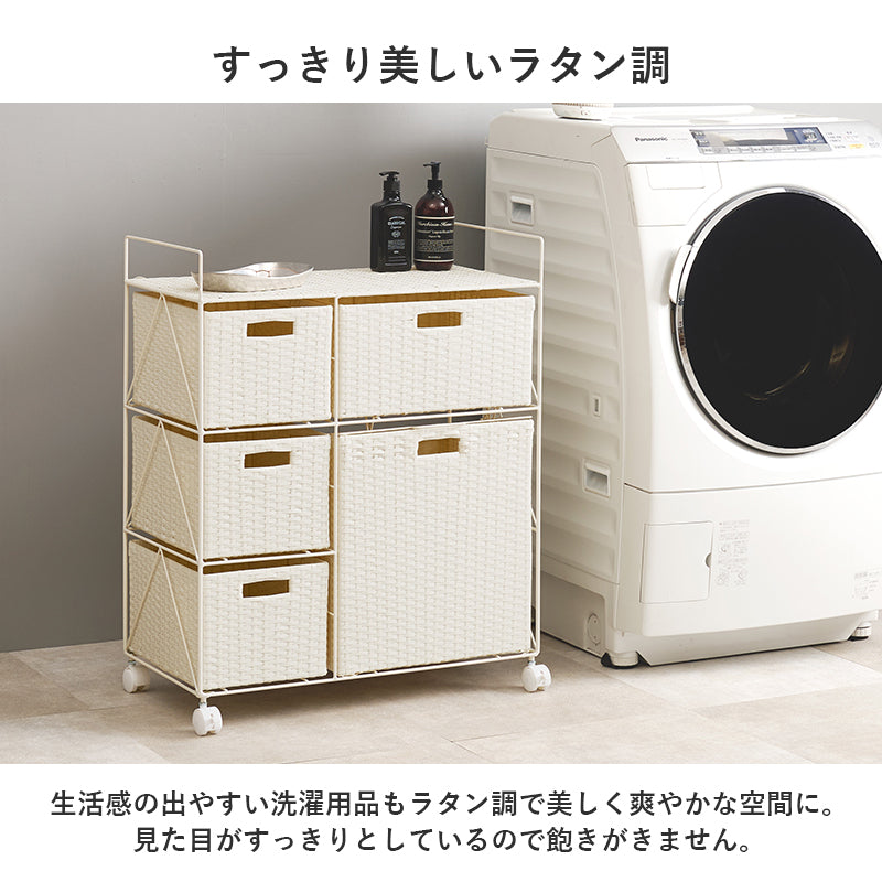 日用品・雑貨 ランドリー RAN-2458 (約)幅65×奥行35×高さ80cm 全3色