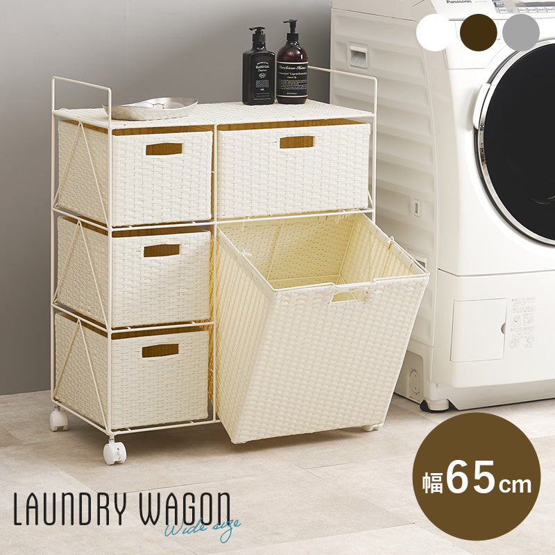 日用品・雑貨 ランドリー RAN-2458 (約)幅65×奥行35×高さ80cm 全3色