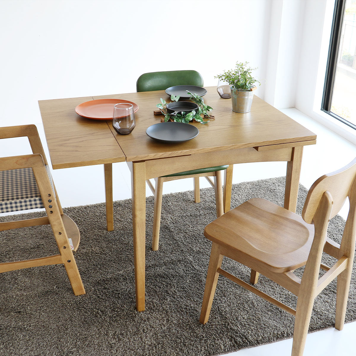 ローテーブル Rasic Extension Dining Table テーブル センターテーブル