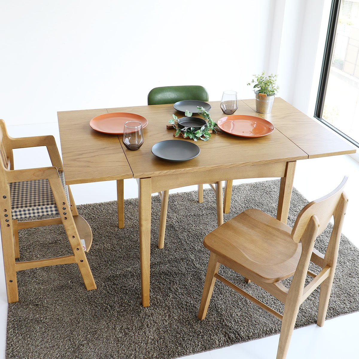 ローテーブル Rasic Extension Dining Table テーブル センターテーブル