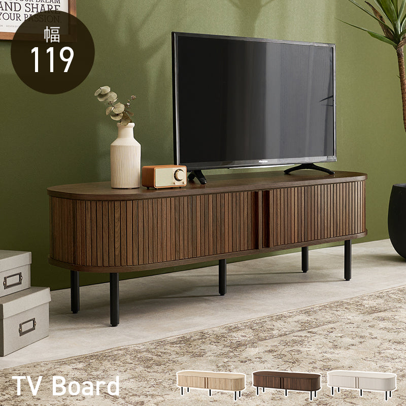 日用品・雑貨 TVボード RTV-1410 (約)幅119×奥行40.5×高さ38.5cm 全2色