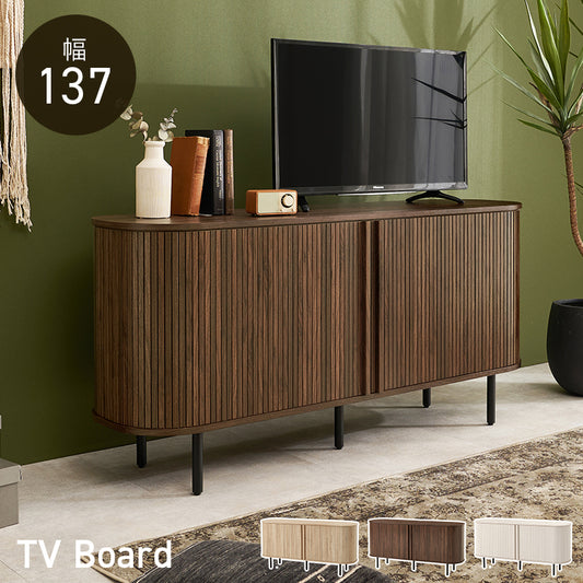 日用品・雑貨 TVボード RTV-1413 (約)幅137×奥行40.5×高さ67cm 全3色