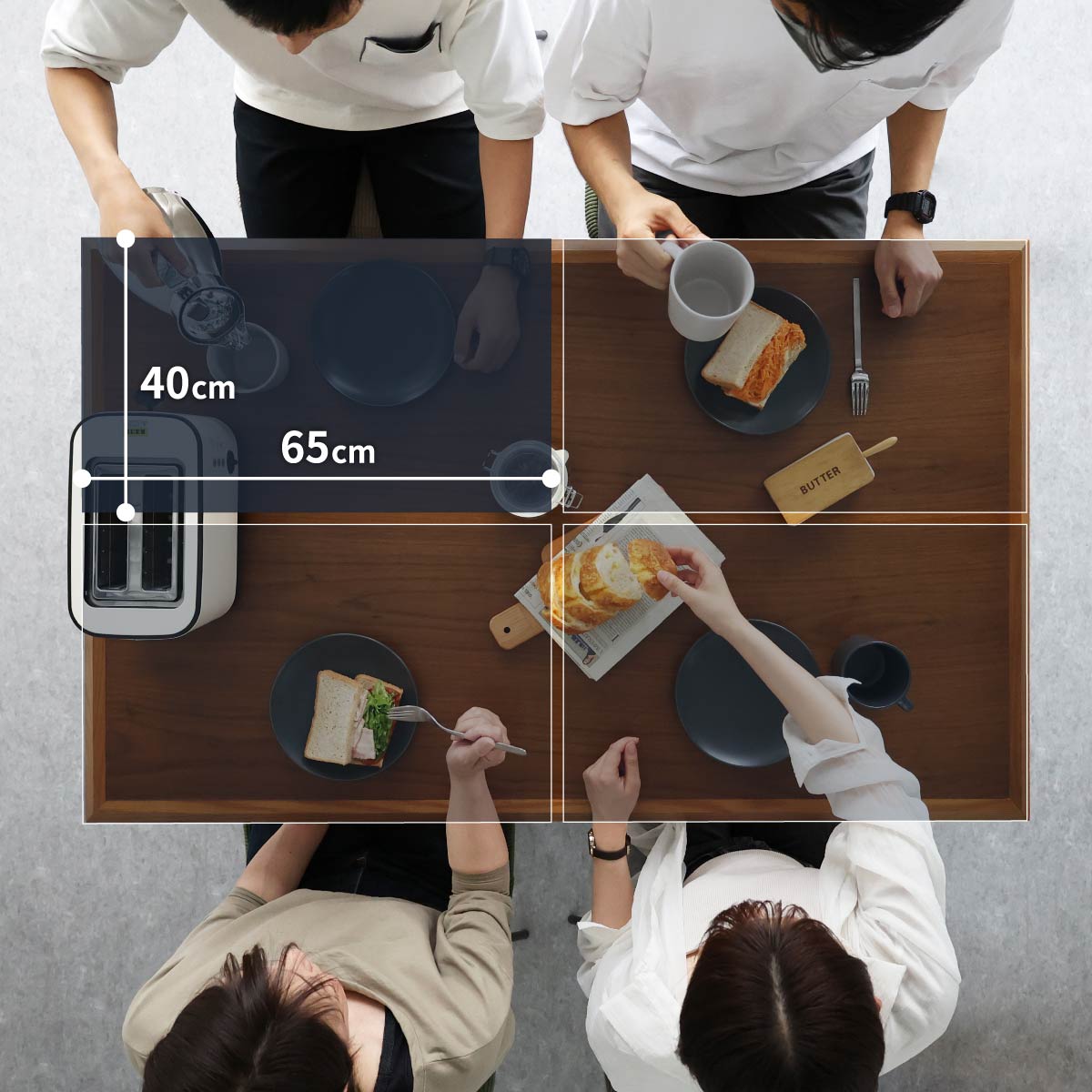 ローテーブル RUMMY Dining Table 1300 テーブル センターテーブル