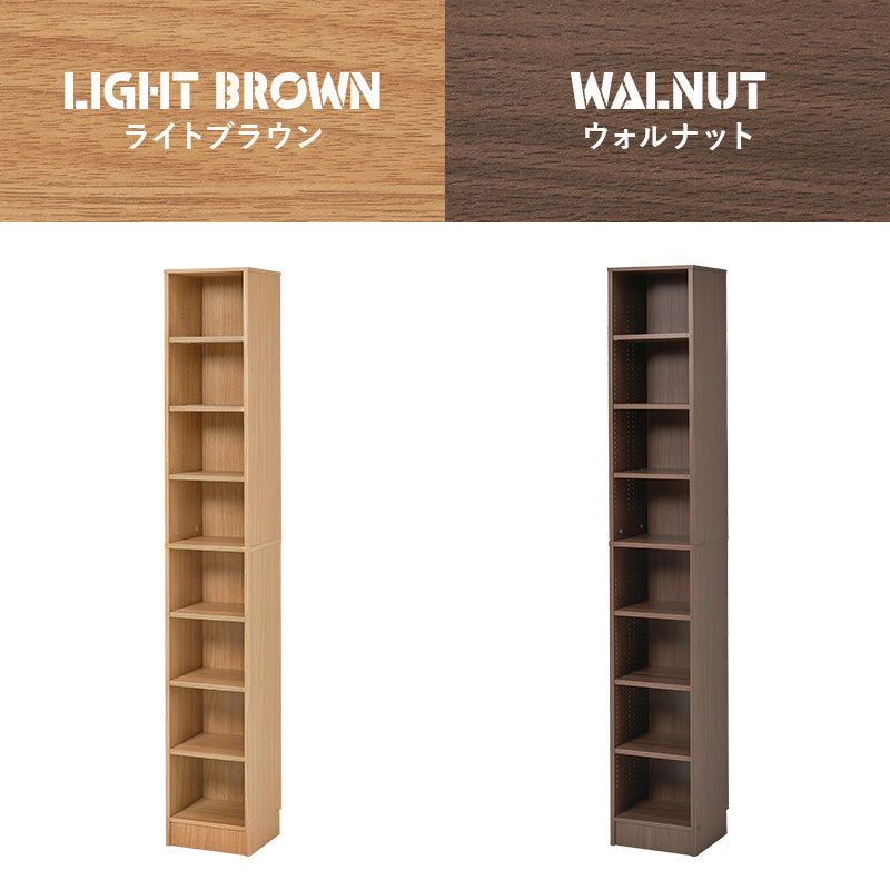 本棚・書棚・シェルフ ブックシェルフ VKB-7280 (約)幅30×奥行28.5×高さ188cm 全5色